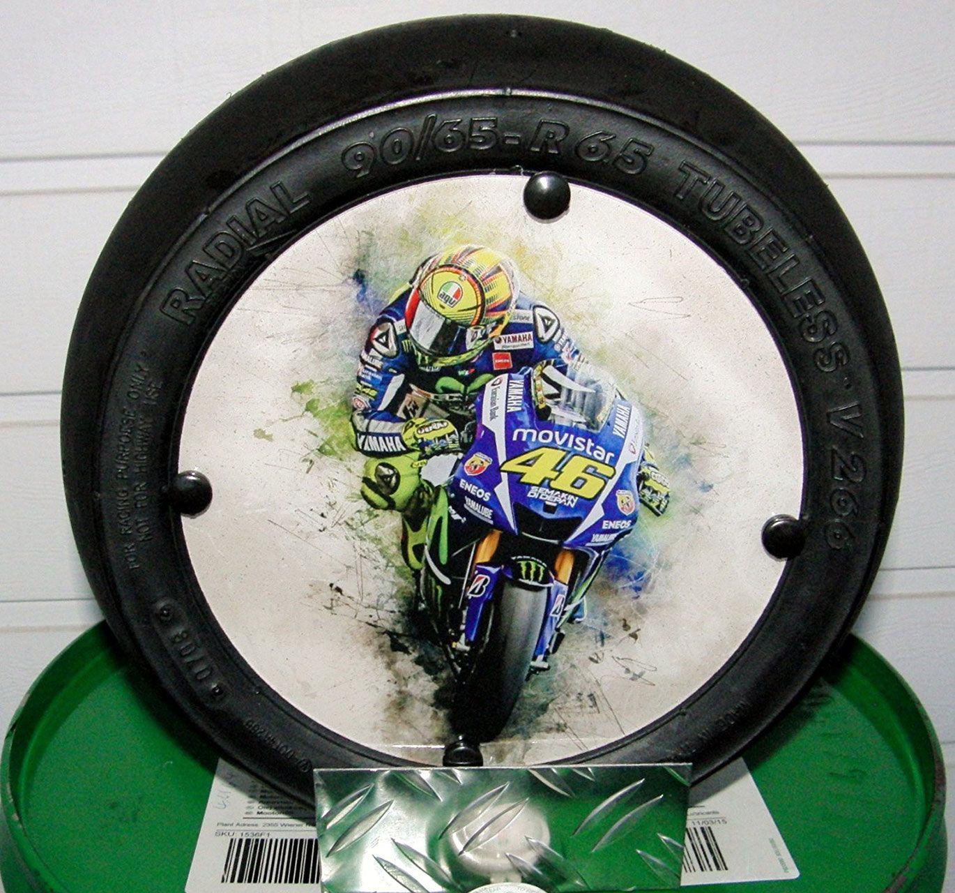 Dekoaufsteller Mini Rennslick Moto GP - Valentino Rossi
