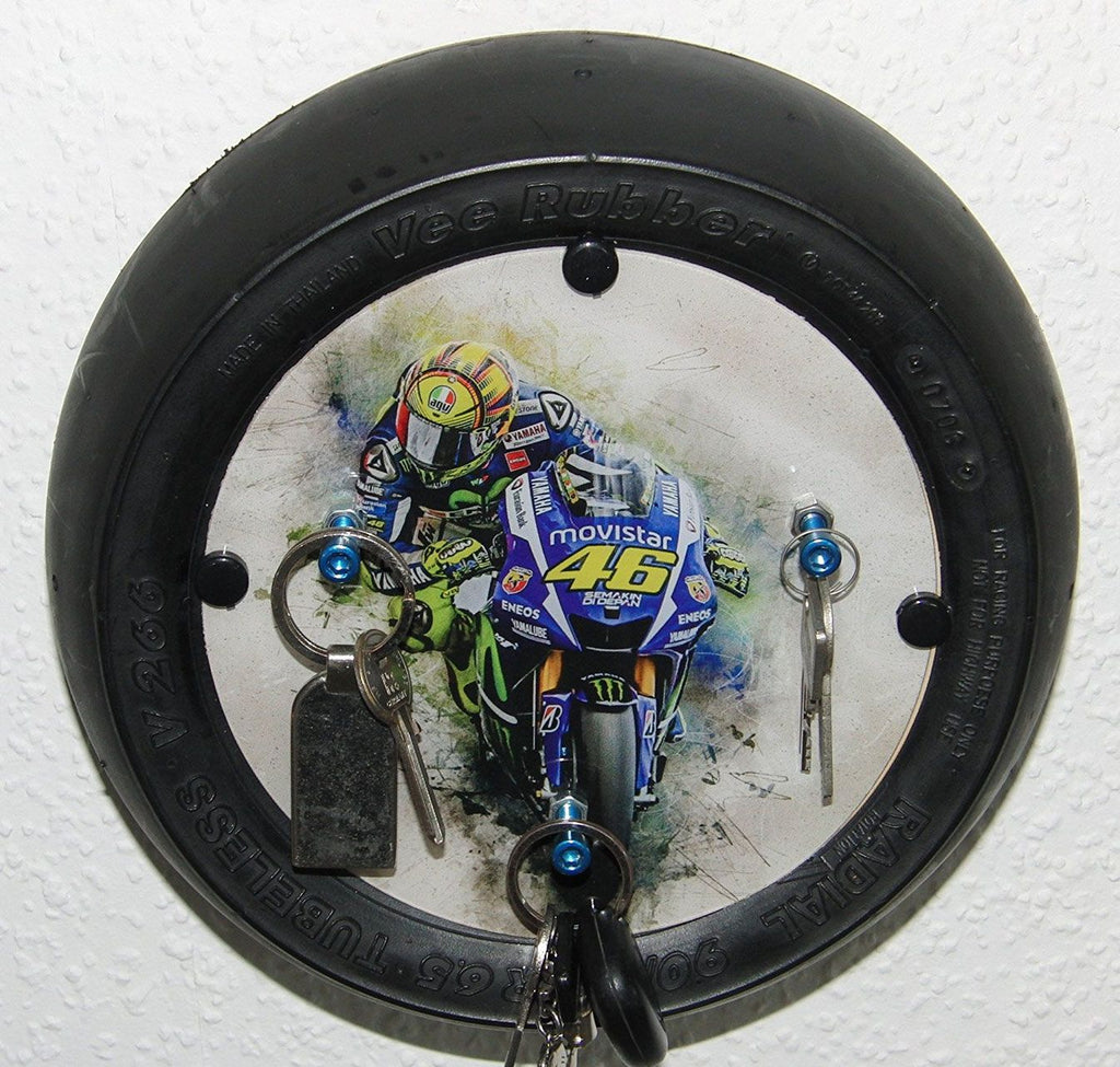 Schlüsselboard  Mini Rennslick Moto GP - Valentino Rossi