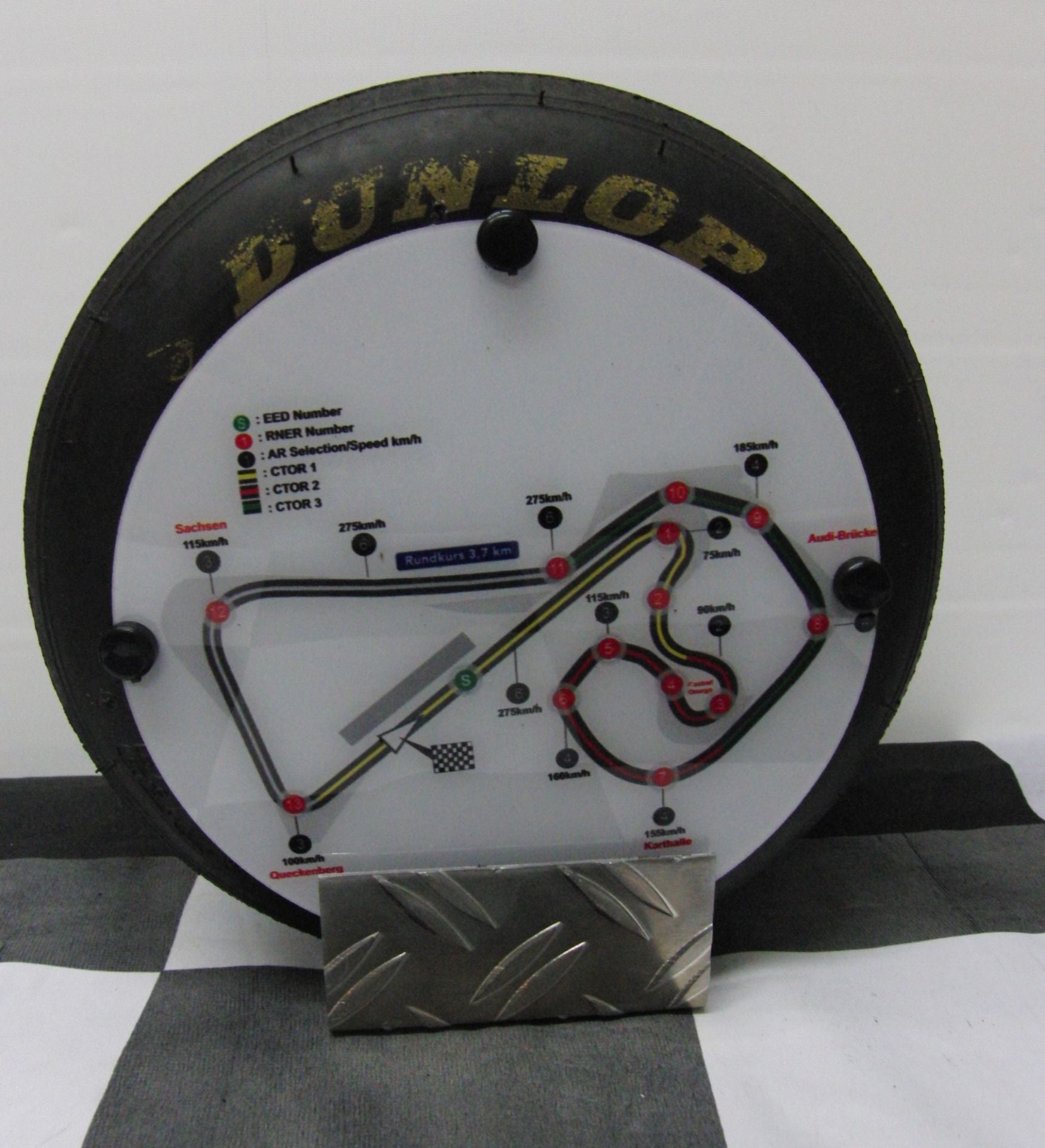 Dekoaufsteller Mini Kartslick - Sachsenring