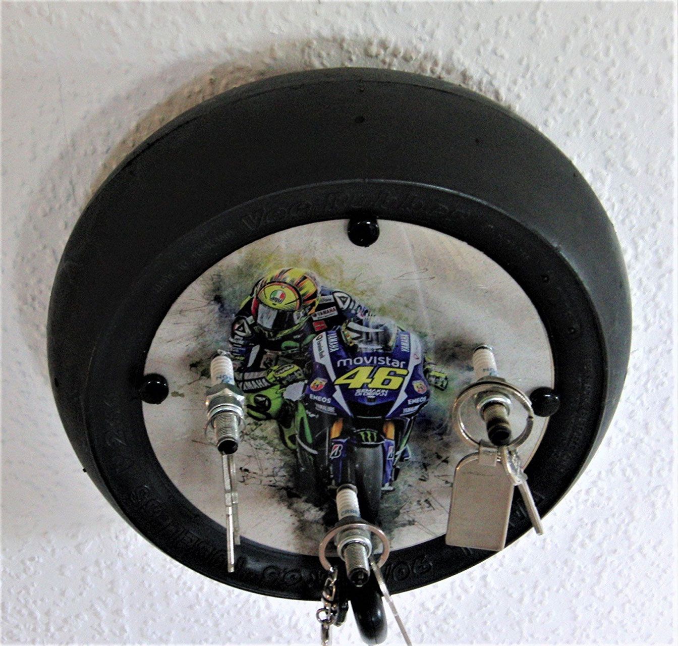 Schlüsselboard  Mini Rennslick Moto GP - Valentino Rossi
