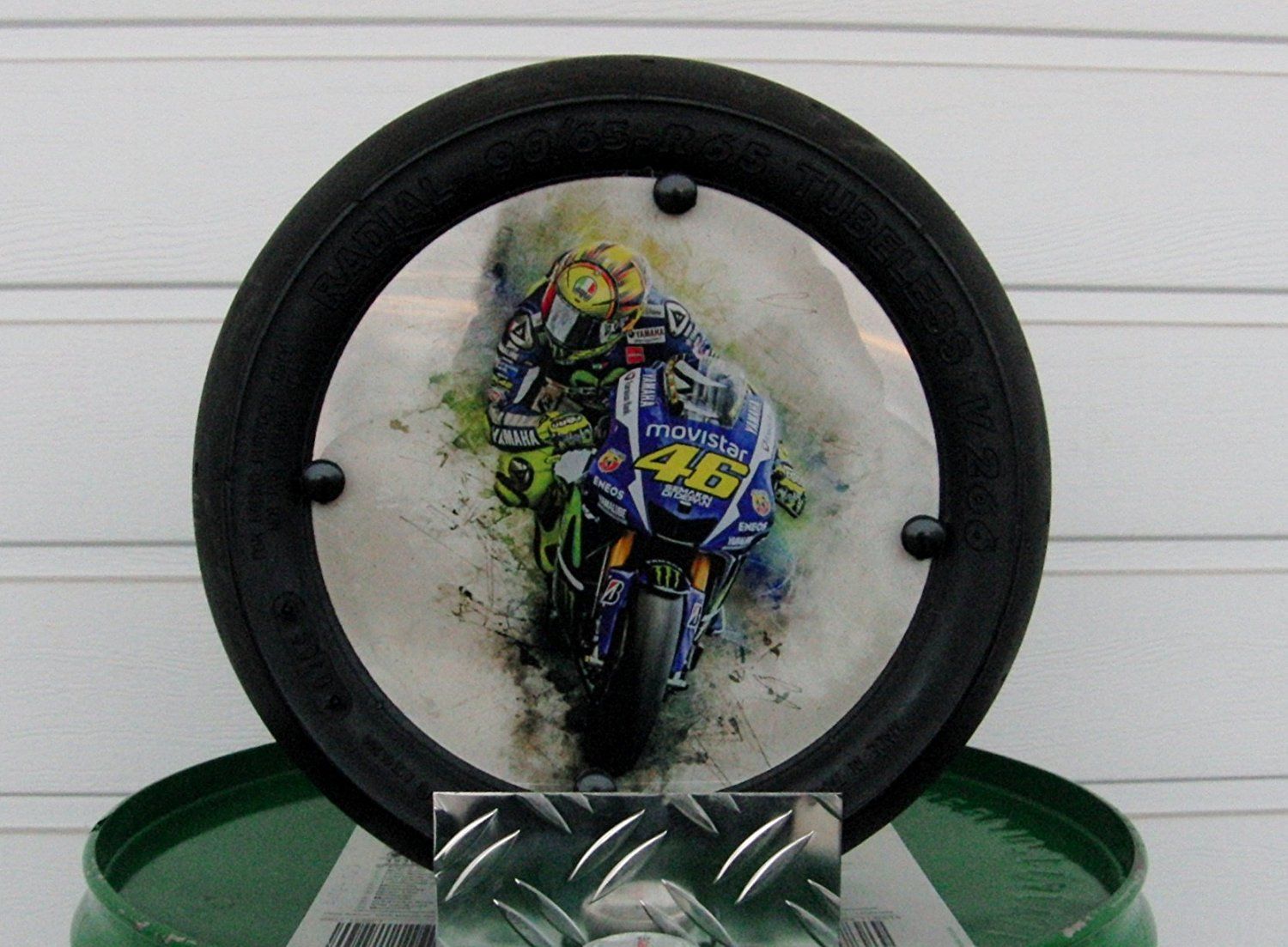Dekoaufsteller Mini Rennslick Moto GP - Valentino Rossi