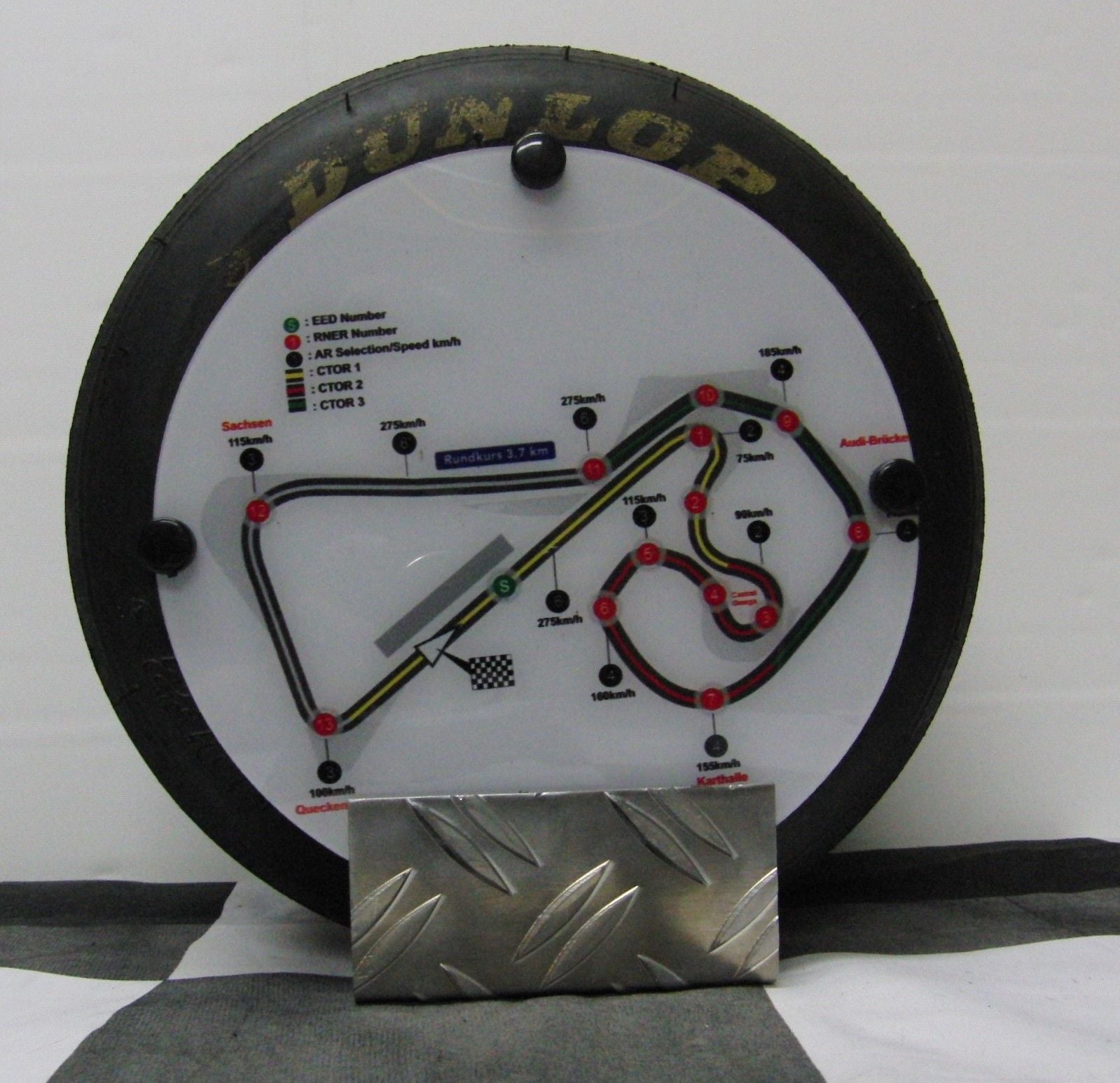 Dekoaufsteller Mini Kartslick - Sachsenring