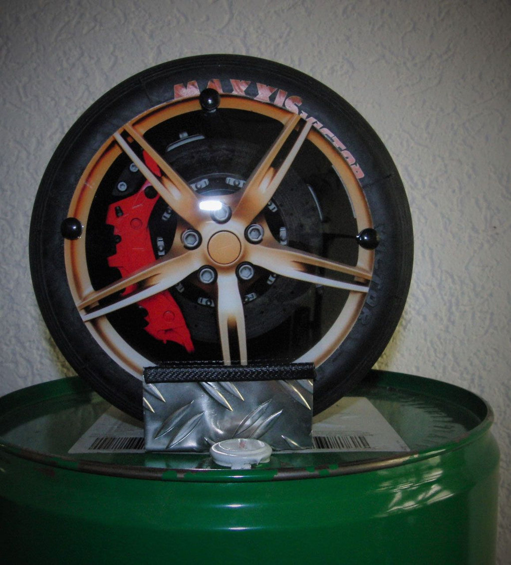 Dekoaufsteller Mini Rennslick Formel 1 DTM - Felge mit Carbonbremse