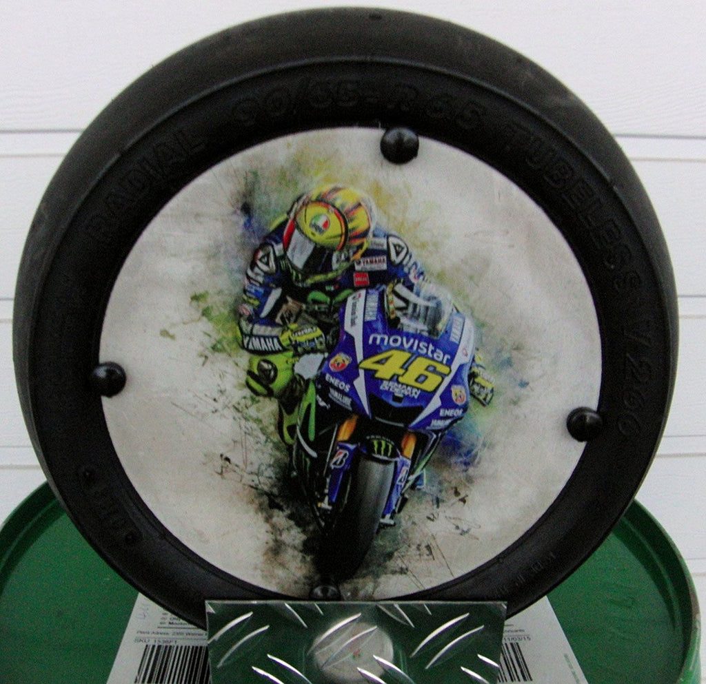 Dekoaufsteller Mini Rennslick Moto GP - Valentino Rossi
