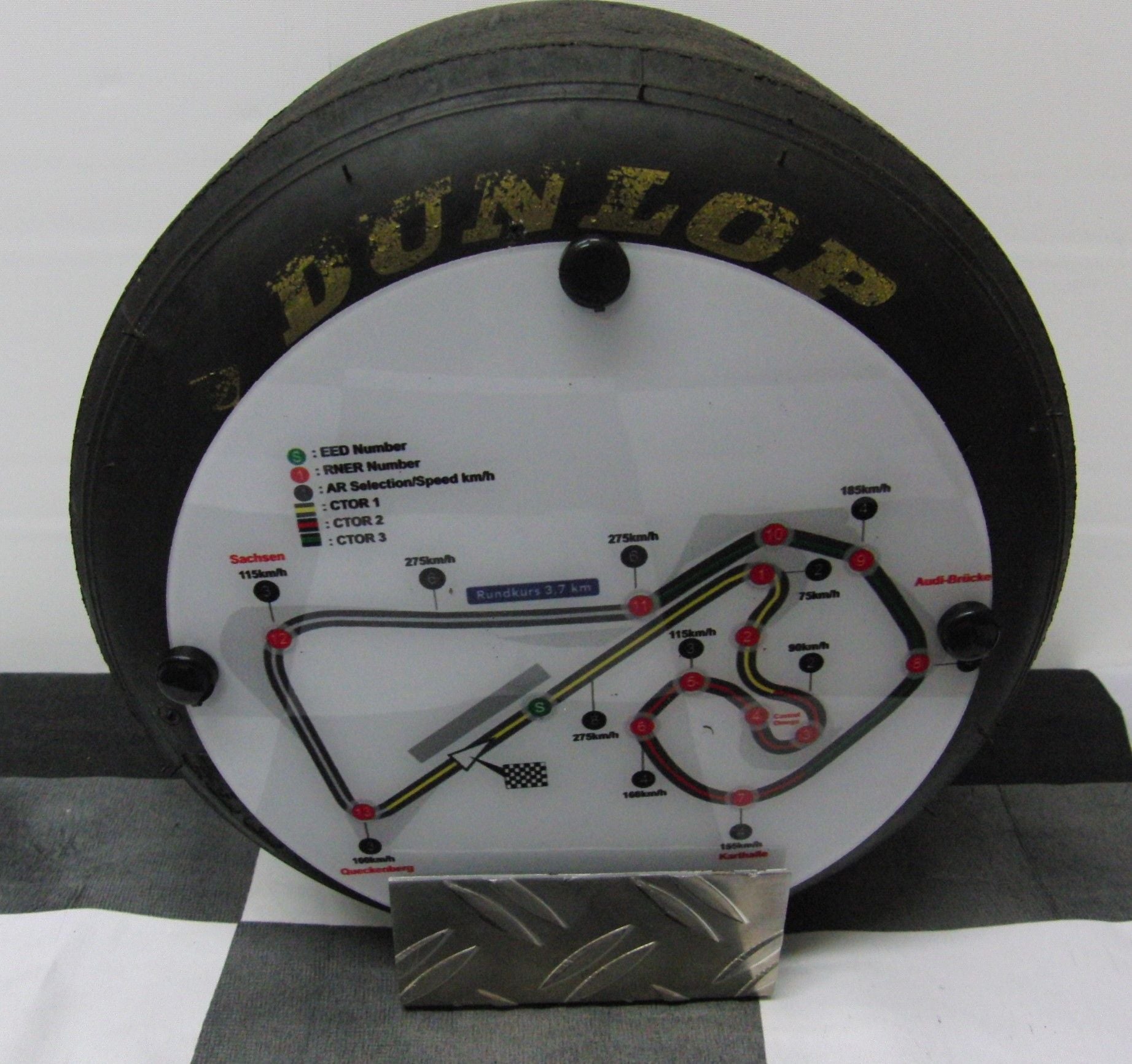 Dekoaufsteller Mini Kartslick - Sachsenring