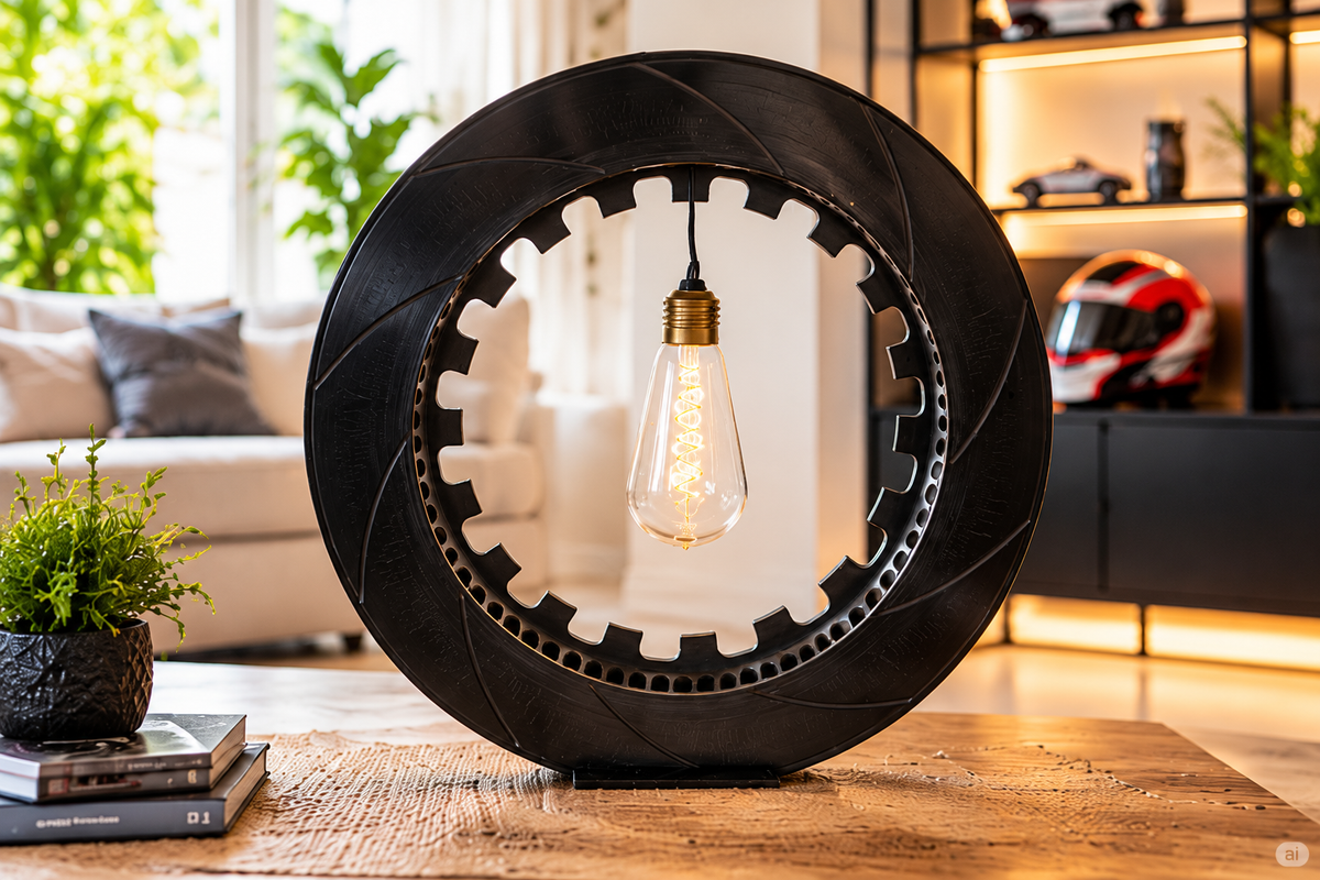 Markante Racing-Bremsscheibenlampe