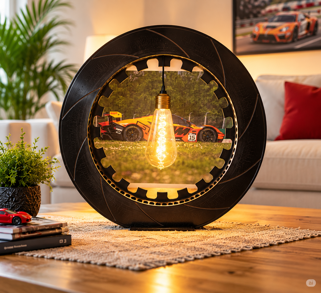 Markante Racing-Bremsscheibenlampe