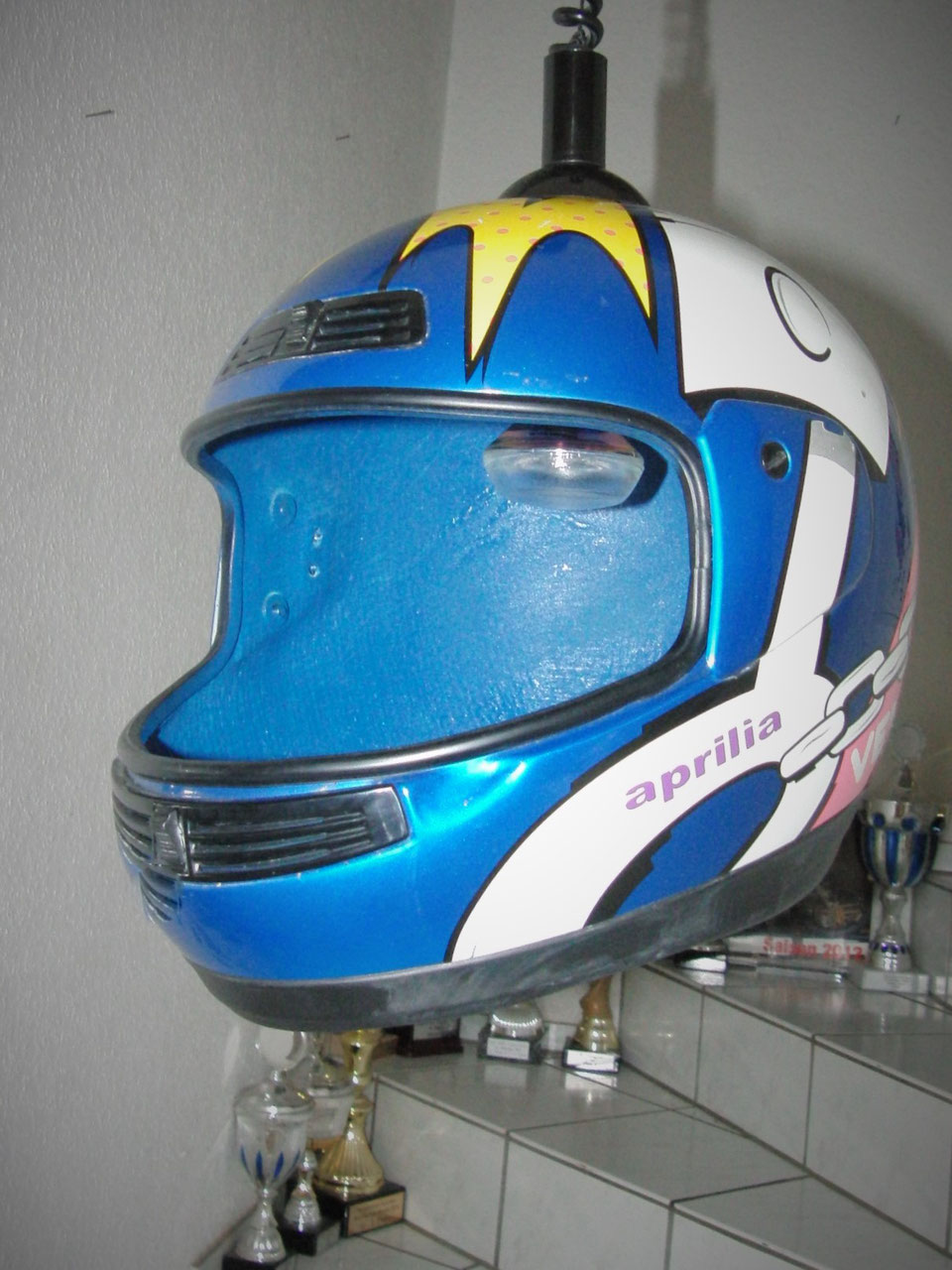 Racing Helm- Hängelampe